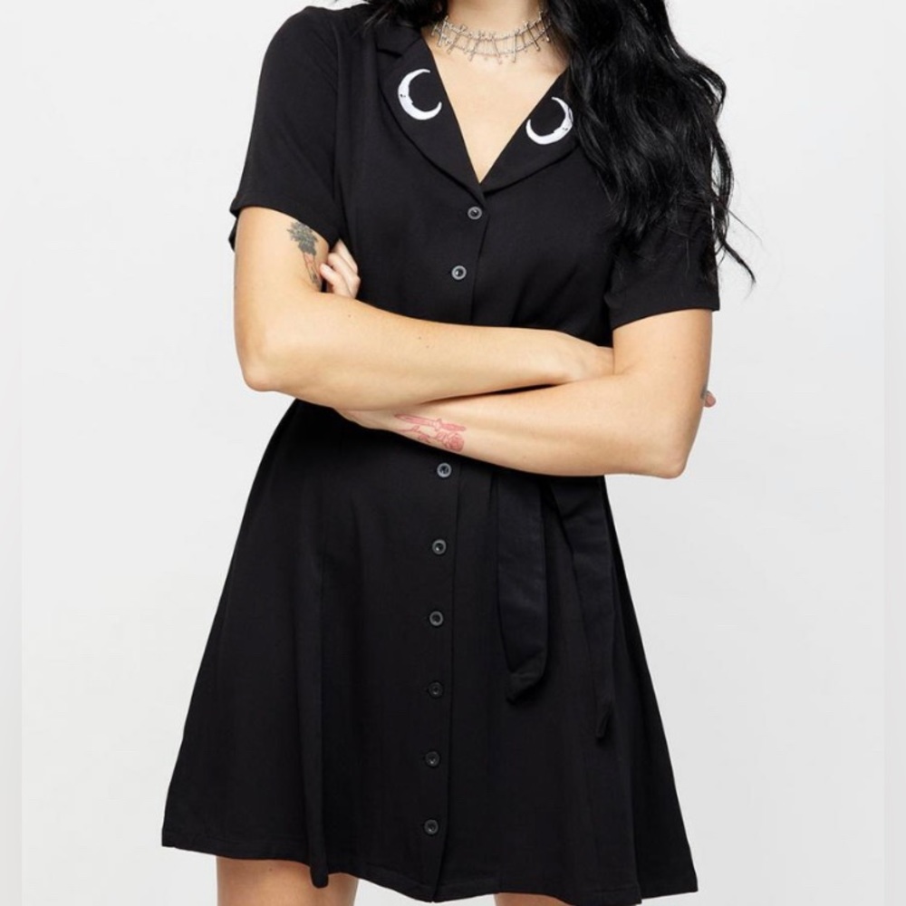 Luna Button Down Mini Dress